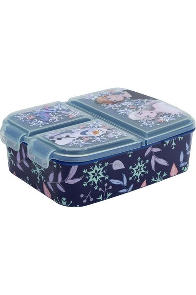 Generic Stor Multi Compartment Sandwich Box - Frozen Snowy Tale