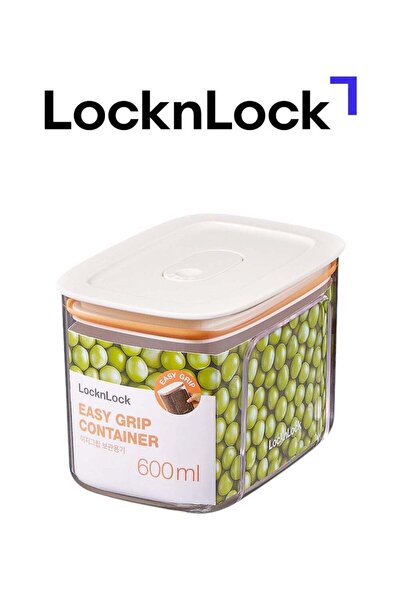Generic LocknLock Easy Grip Rectangular Canister 600ml One Touch Lid, Airtigh...