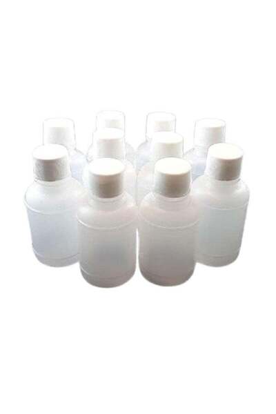 Generic 10 empty plastic bottles of 50 ml capacity