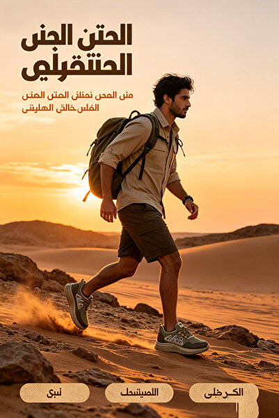 SaudEva Foot أحذية برباط بأسلوب حضري - نسيج قابل للتنفس وملاءمة مرنة