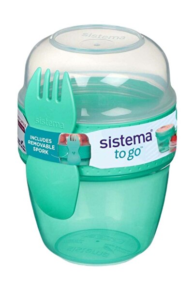 Generic Sistema Snack Capsule To Go 515ml Green – BPA Free Snack Container wi...