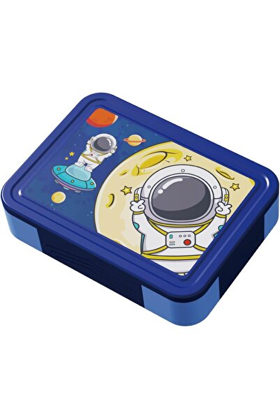 Generic PEARL Kids Large Plastic Bento Lunch Box - Astronaut Design, BPA-Free...