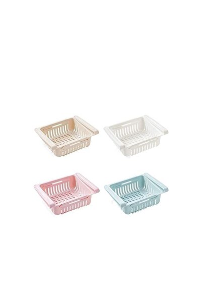 Generic 4 Piece Plastic Kitchen Refrigerator Fridge Storage Rack Freezer Shel...
