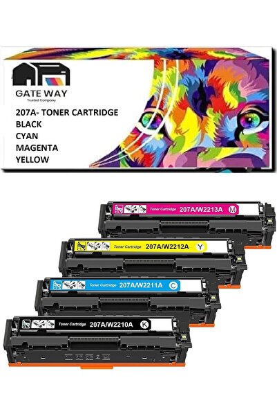 Generic 207A Set Toner Cartridge Replacement For M255dw Mfp M282dn Mfp M283fd...