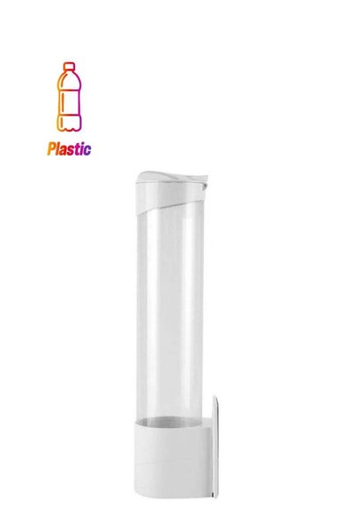 Generic Anti Dust Paper Cup Dispenser Plastic Holder 7.5Cm 50 Cups Convenient...
