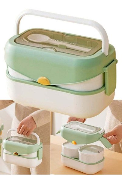 Generic Bento Lunch Box Kids Sustainable Bento Box Leakproof Lunch Food Conta...