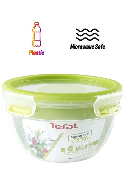 Generic Masterseal Food Keeper Salad Box Green/Clear 1Liters
