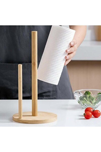 Generic Space-Saving Vertical Tissue & Cling Film Holder – No-Drill Counterto...