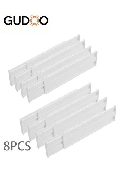 Generic 8 Pack Drawer Dividers Organizers, Adjustable from 26.5-50.5 CM Kitch...