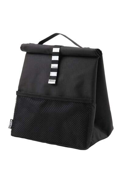 Generic Lunch bag, black, 22 x 17 x 35 cm