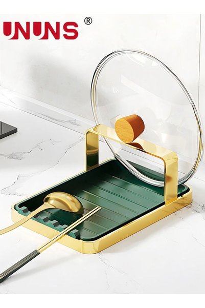 Generic Pot Lid Holders With Removable Drain Tray Lid Stand Rack for Kitchen ...