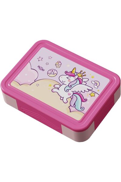 Generic PEARL Kids Large Plastic Bento Lunch Box - Unicorn Design, BPA-Free, ...