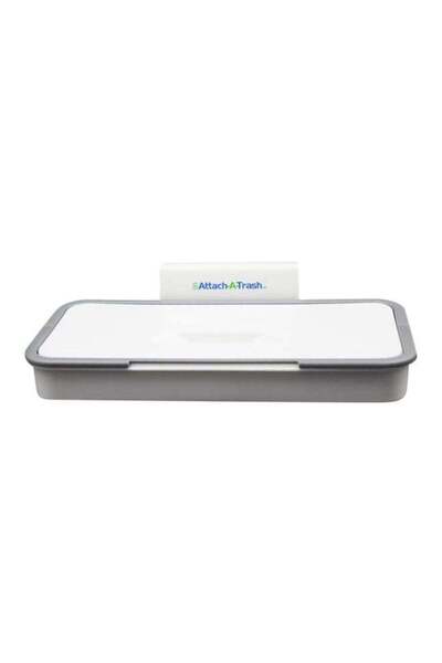 Generic Trash Bag Holder White/Grey 24.3x10.2x3cm