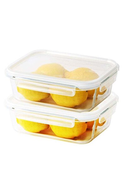 Generic LocknLock Tempered Glass Rectangle Airtight Food Storage Container Pa...