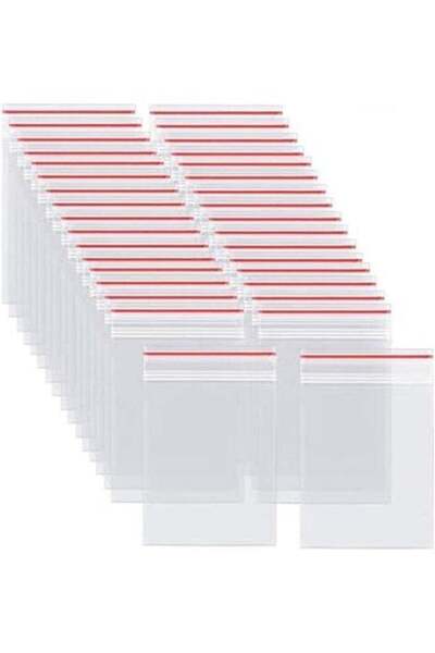 Generic Resealable Durable Clear 100 Grip Plastic Press Seal Poly Zip Lock Ba...