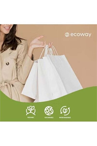 Generic ecoway Kraft Paper Bags - Pack Of 50 Craft Medium Paper Grocery Bags ...