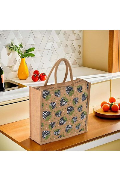 Generic Kuber Industries Multi-purpose Jute Lunch Bags For Office Men/Women |...