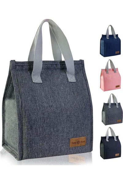 Generic Insulated Lunch Bag - Reusable Suitable for Office Work Off-Campus Et...