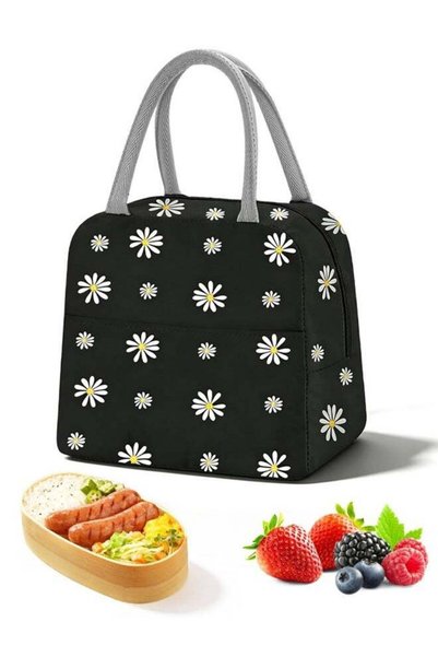 Generic Insulated Lunch Bag for Women Kids, Portable Cooler Bag, Reusable Foo...