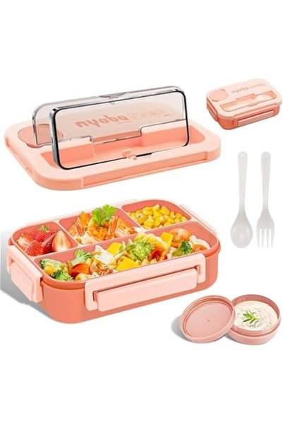 Generic Bento Box with Tableware,Lunch Containers for Men Women for Kid Schoo...