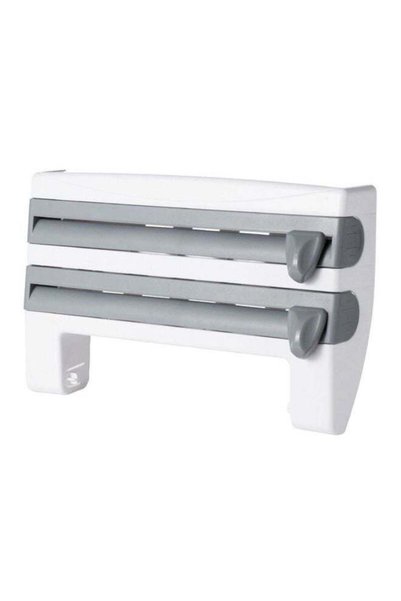 Generic Multifunctional Food Wrap Dispenser Grey/White 42cm
