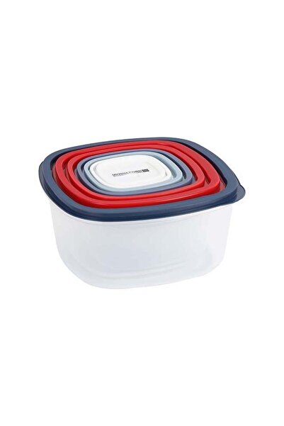 Generic Royalford 7-Piece Square Plastic Food Storage Container Set (170 ml, ...