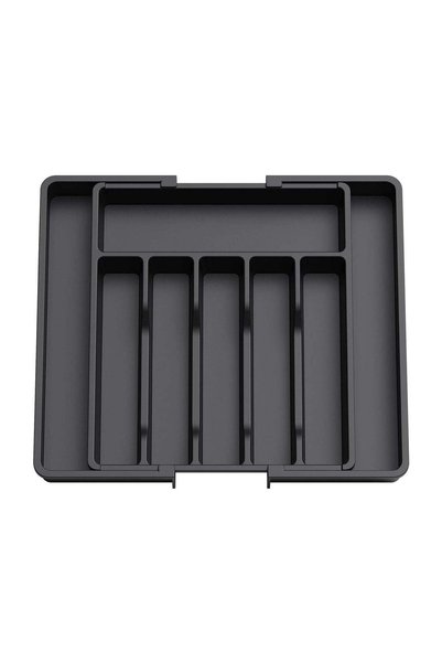 Generic Expandable Utensil Tray Extended Tableware Storage Box Household Port...