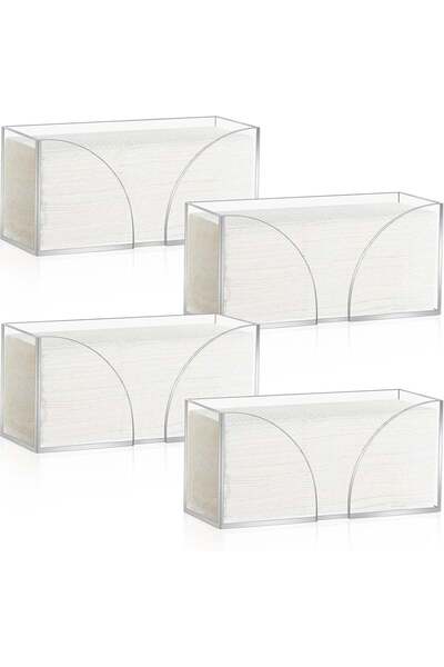 Generic AFOROEOA 4Pack Clear Acrylic Paper Towel Dispenser for Bathroom and K...