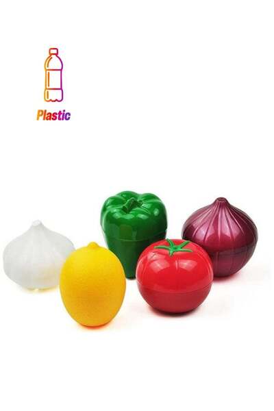 Generic 5-Piece Set Of Fruit Containers Refrigerator, Onion Storage, Vegetabl...