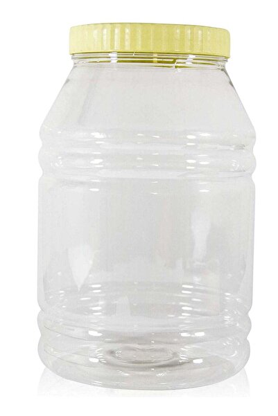 Generic 3-Pieces (6000 ml) Plastic Spice Storage Pet Jar -Sunpet Round Clear ...