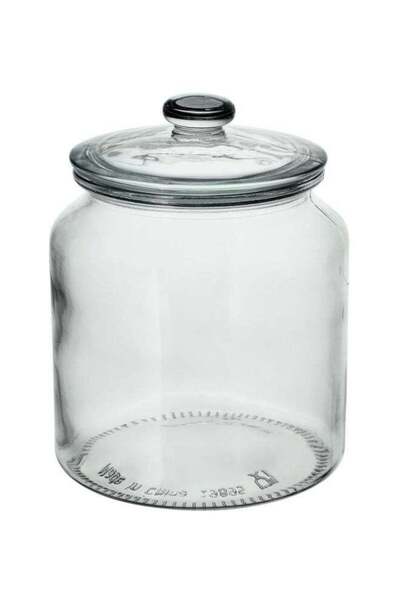 Generic Glass Jar With Lid Clear 1.9Liters