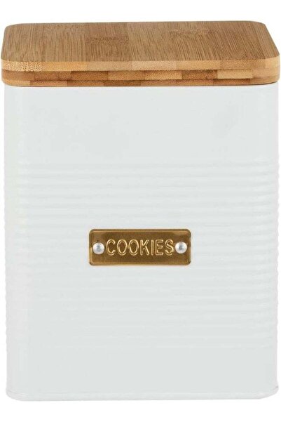Generic Typhoon Otto Square White Cookie Storage Canister