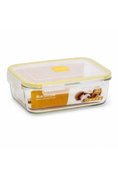 Generic Glass Food Container with Airtight Lid Rectangle Shape 385ml