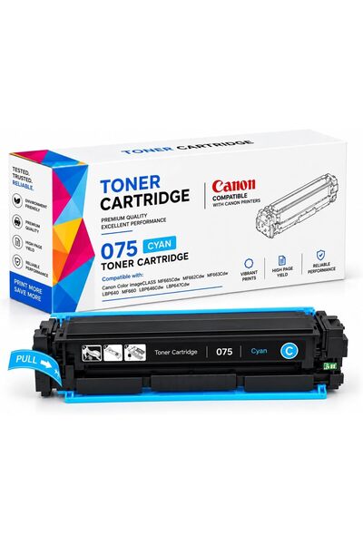 Generic 075 Toner Cartridge Cyan Compatible Replacement for Color imageCLASS ...