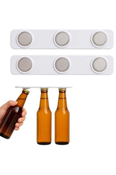 Generic 2PCS Magnetic Bottle Holder Space Saving Fridge Jar Hanger for Easy S...