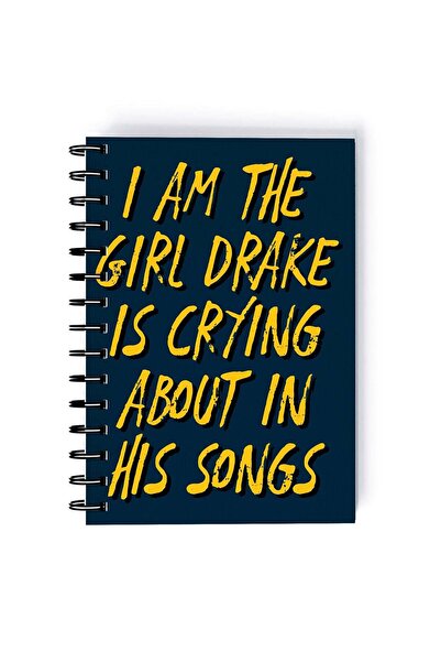Generic Spiral A5 Notebook Funny Quote Song Lyrics Drake Green Aesthetics