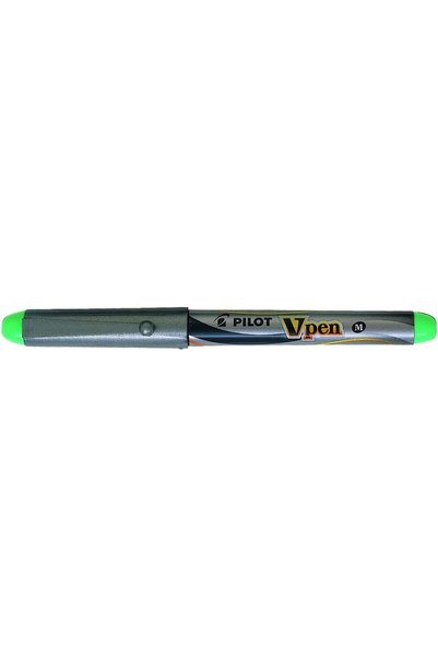 Generic Pilot V-Pen Disposable Medium Nib Fountain Pen, Light Green