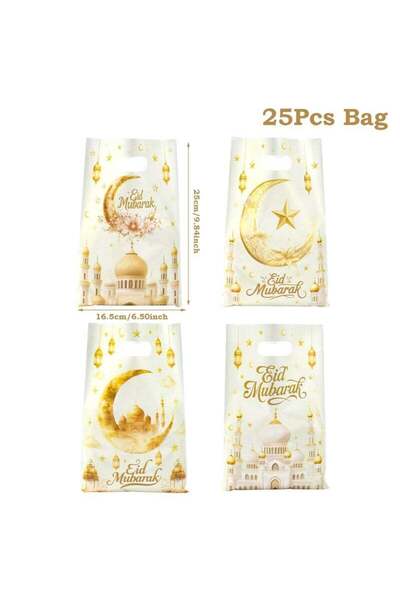 Generic 25pc Gift Bag, Plastic Cellophane Treat Bag