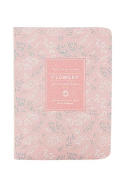Generic Kawaii Vintage Flower Yearly Weekly Monthly Planner Paper Diary Pink