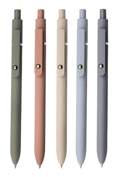 Generic Gel Pen, 5pcs Quick Dry Ink Pens Retractable Ink Pens 0.5mm Ballpoint...