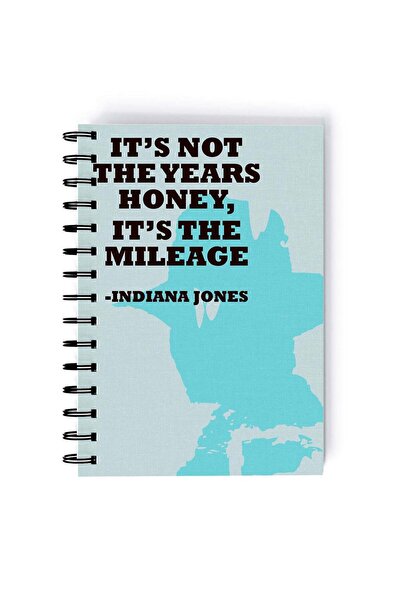Generic Spiral A5 Notebook Indiana Jones Printed Mousepad Yellow/Brown Aesthe...