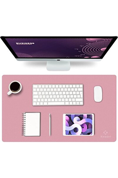GENERAL K KNODEL Large Office Leather Desk Mat, Mouse and Keyboard Pad, Compu...