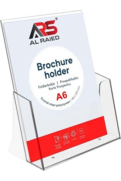Generic ARS A6 Brochure Holder Injection Mould, Crystal Clear acrylic, Constr...