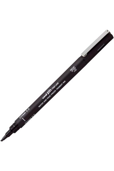 Generic uni-ball Fineliner Drawing Pen - Chisel Tip 2.0mm