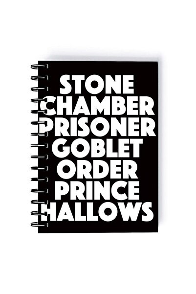 Generic Spiral A5 Notebook Harry Potter Stone Chamber Prisoner Movies Collect...