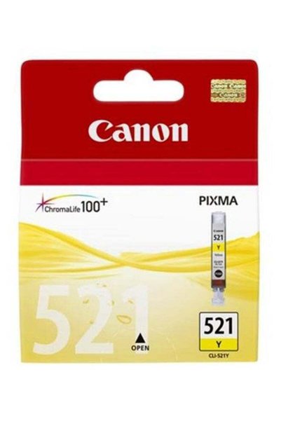 Generic Canon Ink Cartridge, Yellow [cli-521y] Yellow