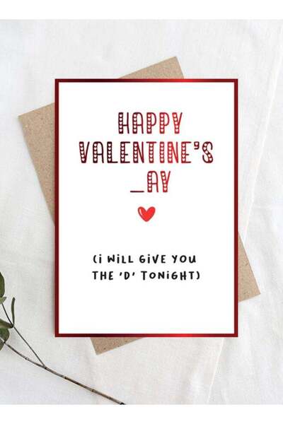 Generic Happy Valentine's _ay - Funny Valentine's Day Card For Her