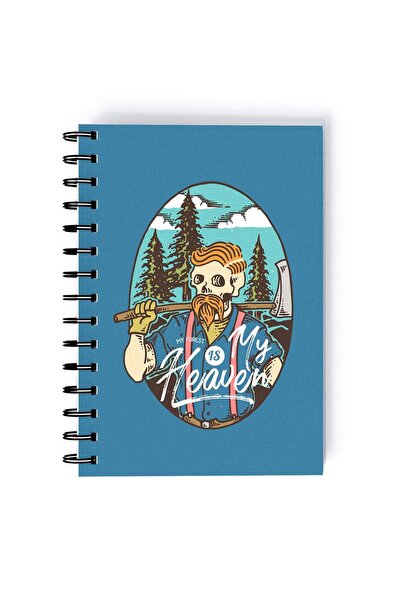 Generic My Forest Printed Rectangle Spiral A5 Notebook Multicolour