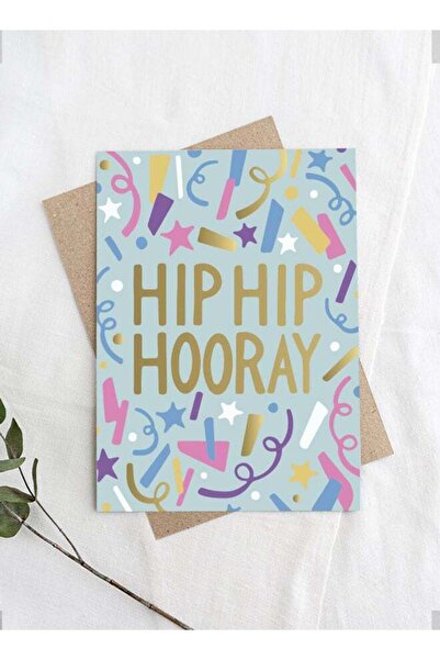 Generic Hip Hip Hooray Congratulations Greeting Card – Celebration Card for G...