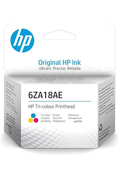 Hpamba رأس الطباعة HP 6ZA18AE، سماوي/أرجواني/أصفر